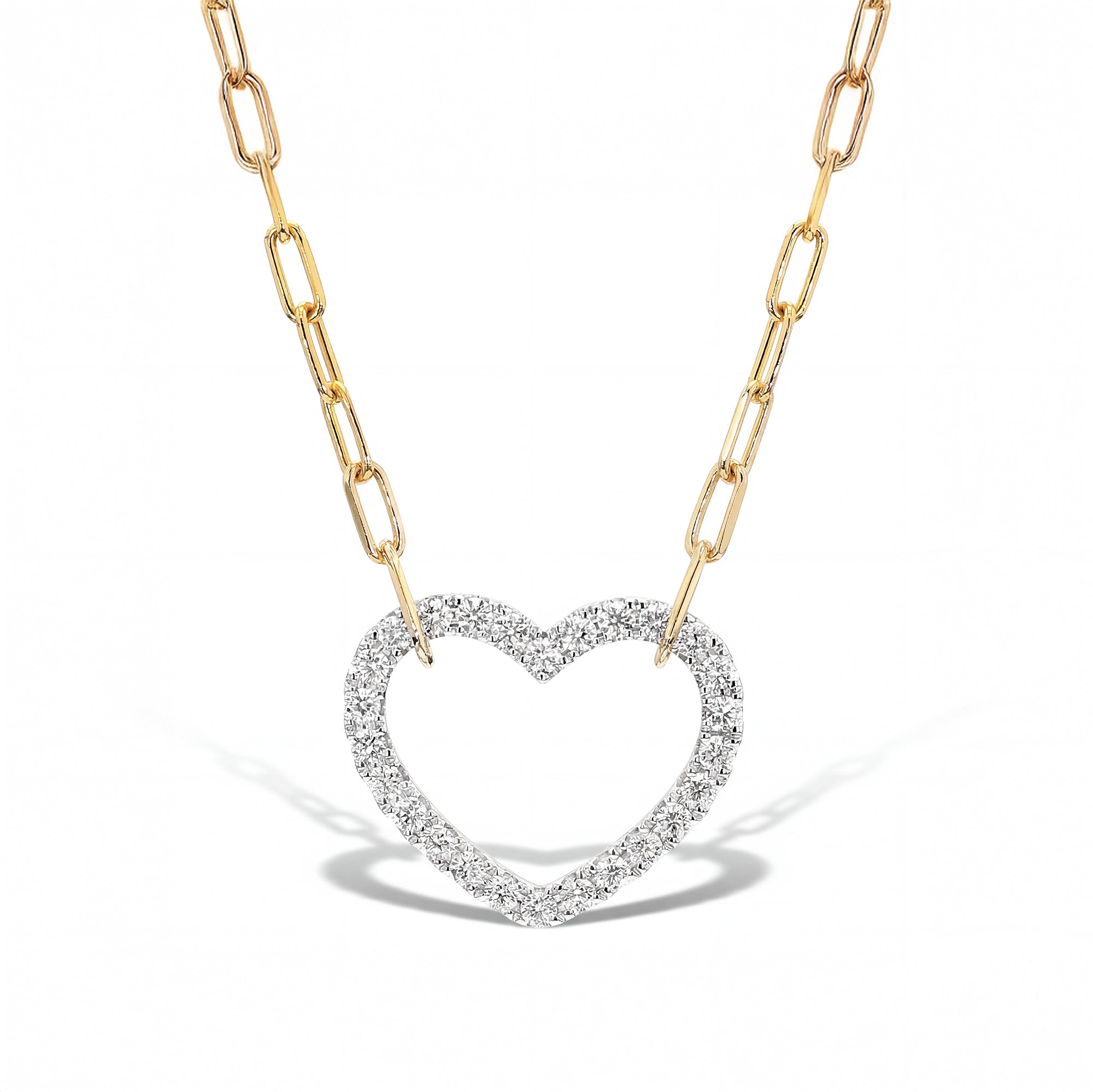 Natural White Round Diamond Necklace product image 1