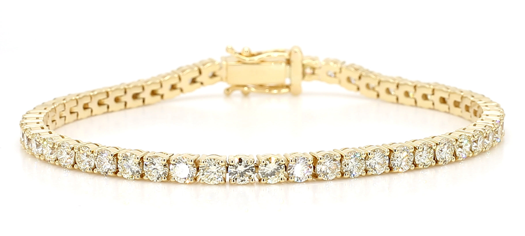Natural White Round Diamond Bracelet