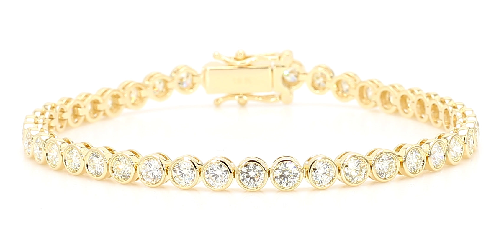 Natural White Round Diamond Bracelet