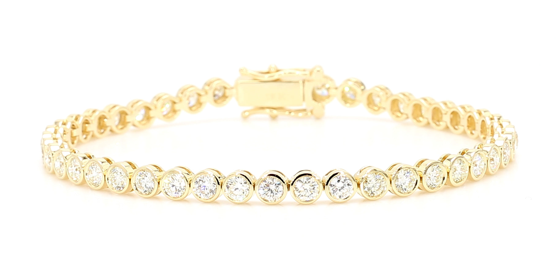 Natural White Round Diamond Bracelet
