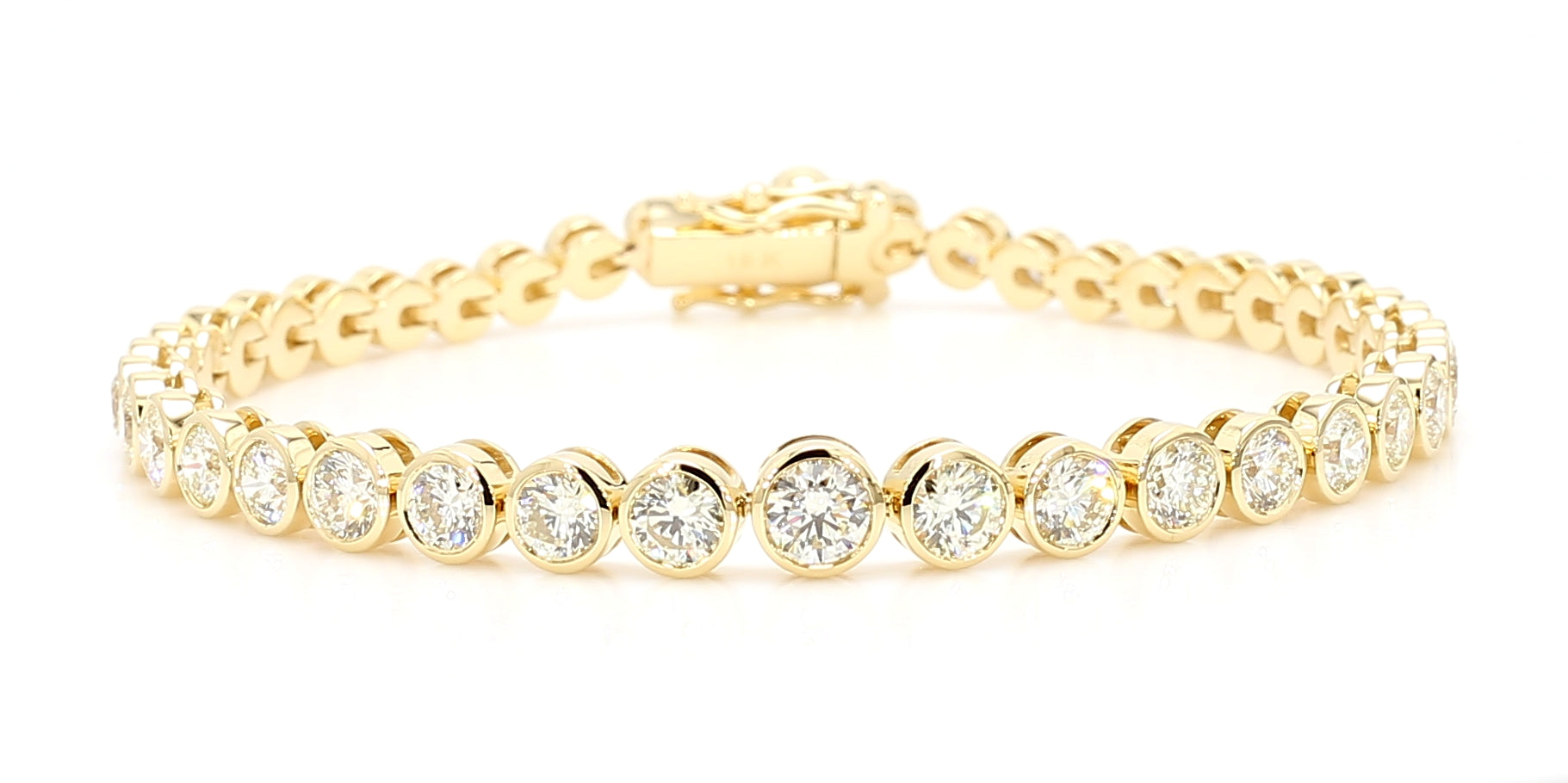 Natural White Round Diamond Bracelet
