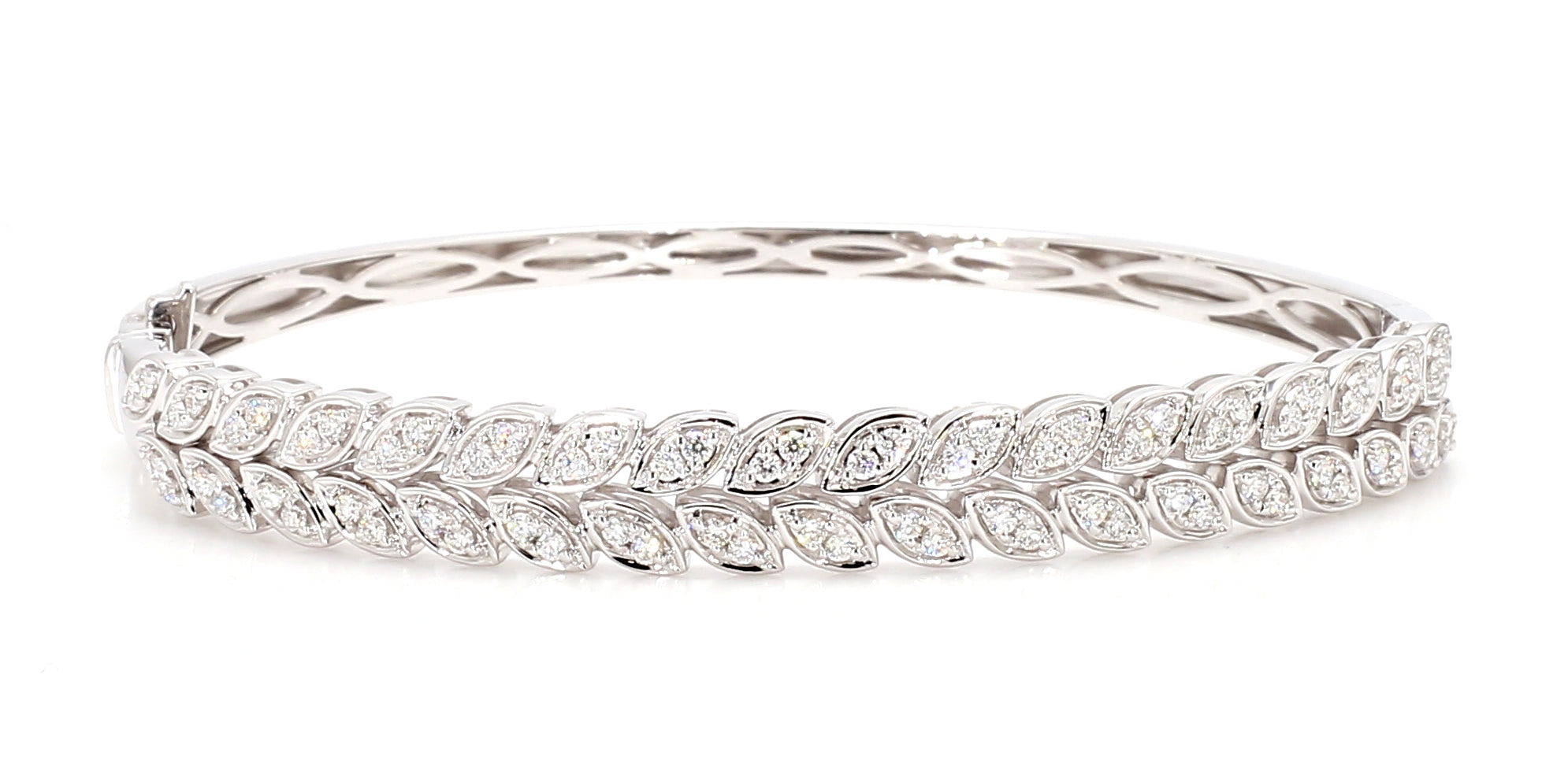 Natural White Round Diamond Bracelet