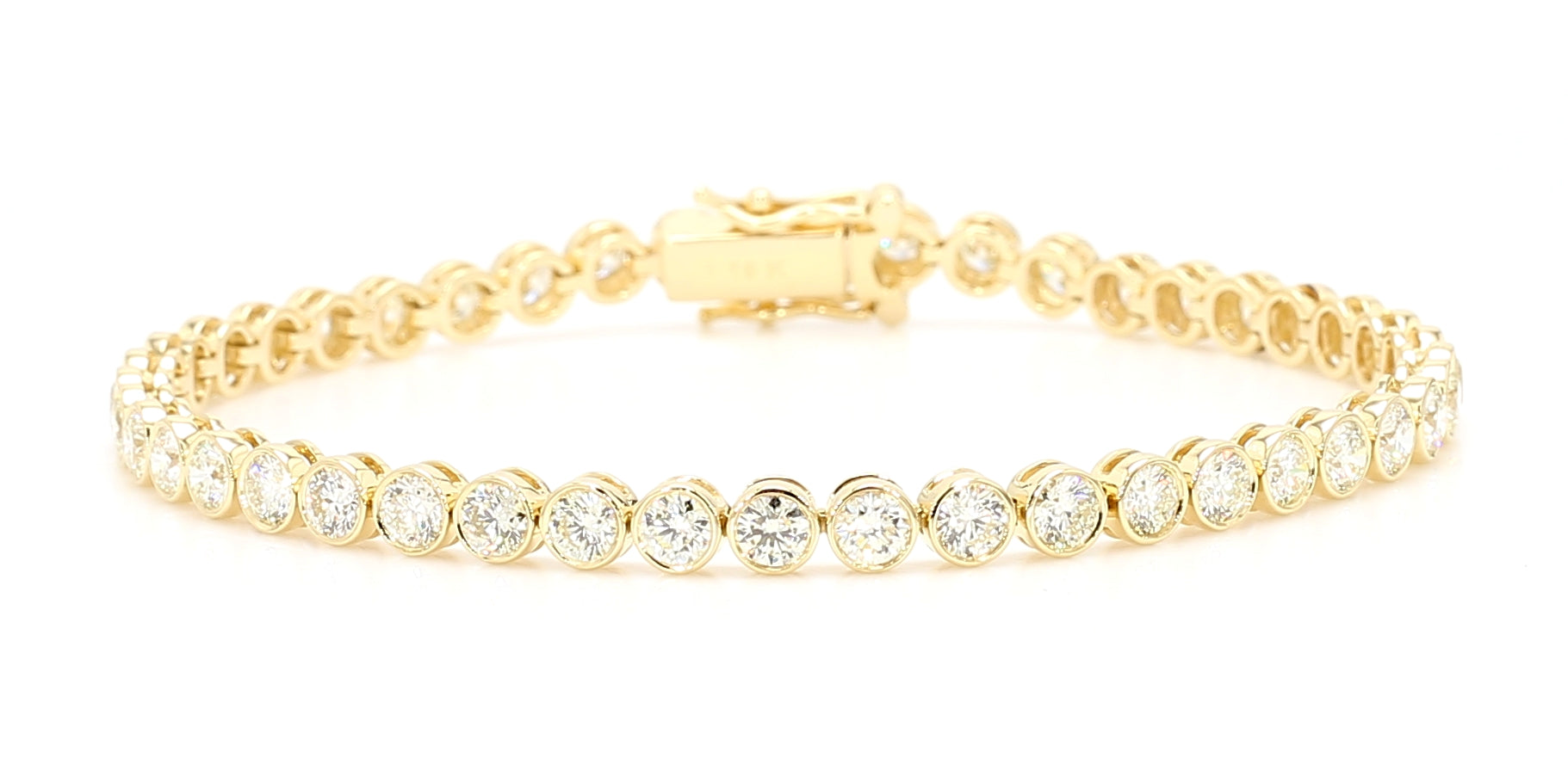 Natural White Round Diamond Bracelet