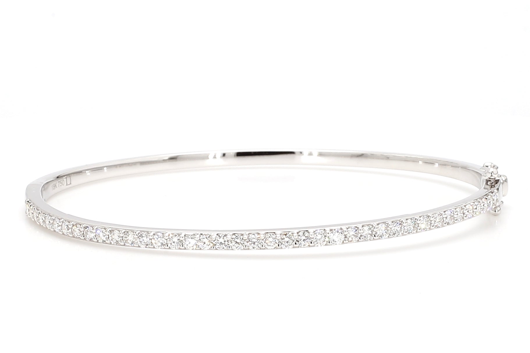 Natural White Round Diamond Bracelet