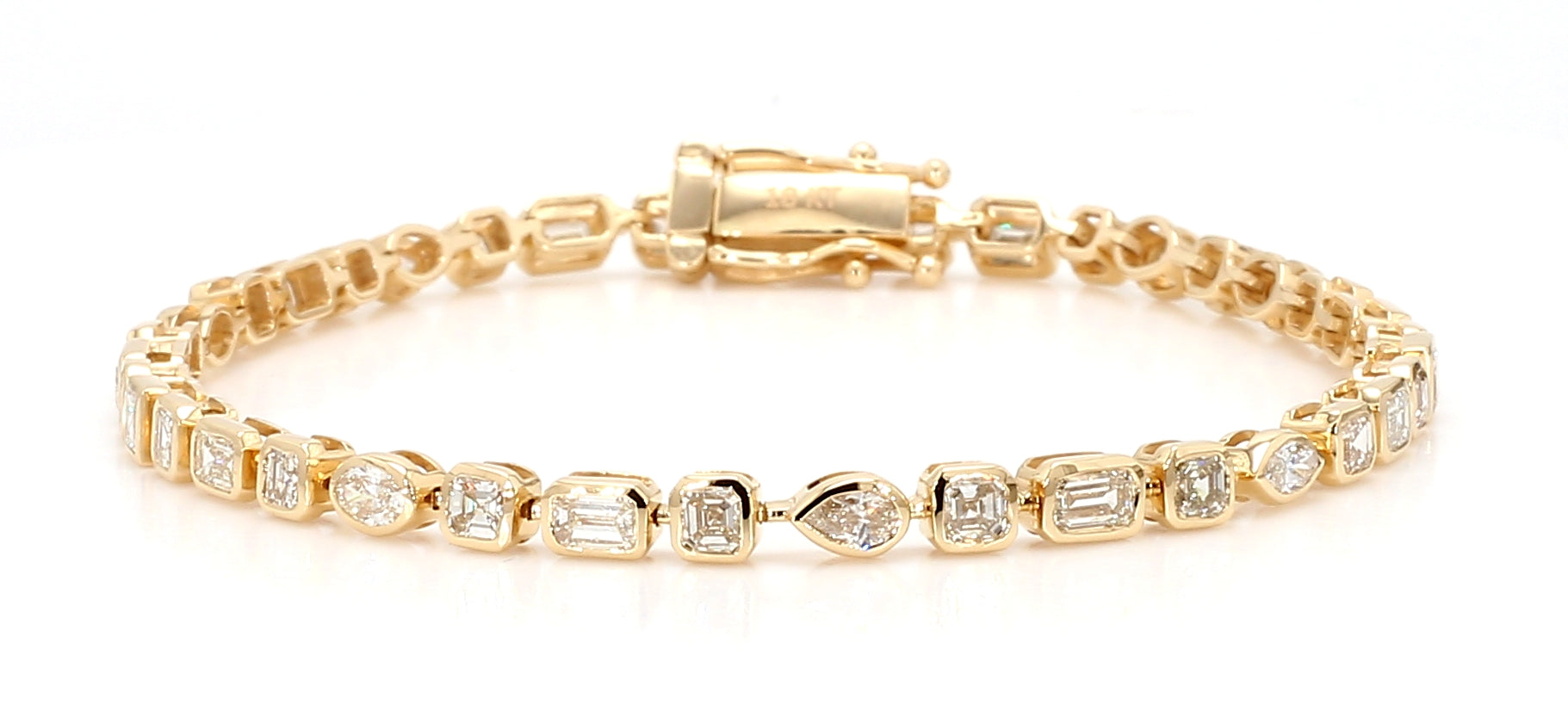 Natural White Mix Diamond Bracelet