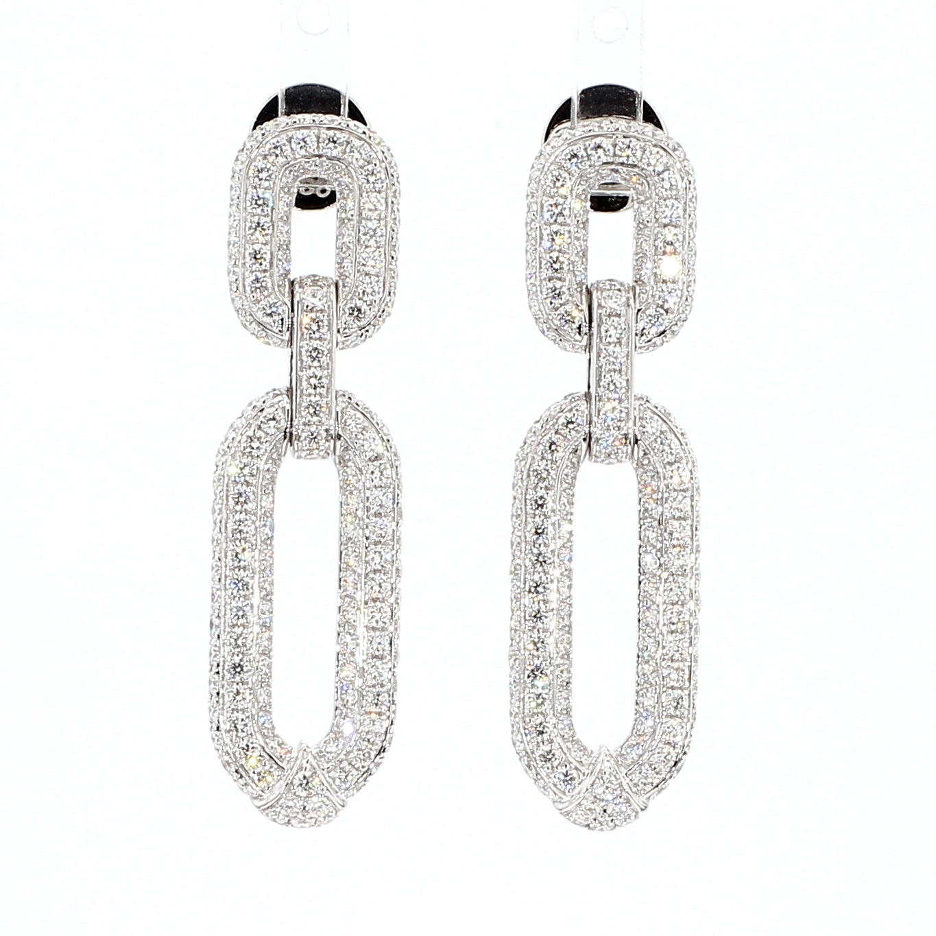 Natural White Round Diamond Earring