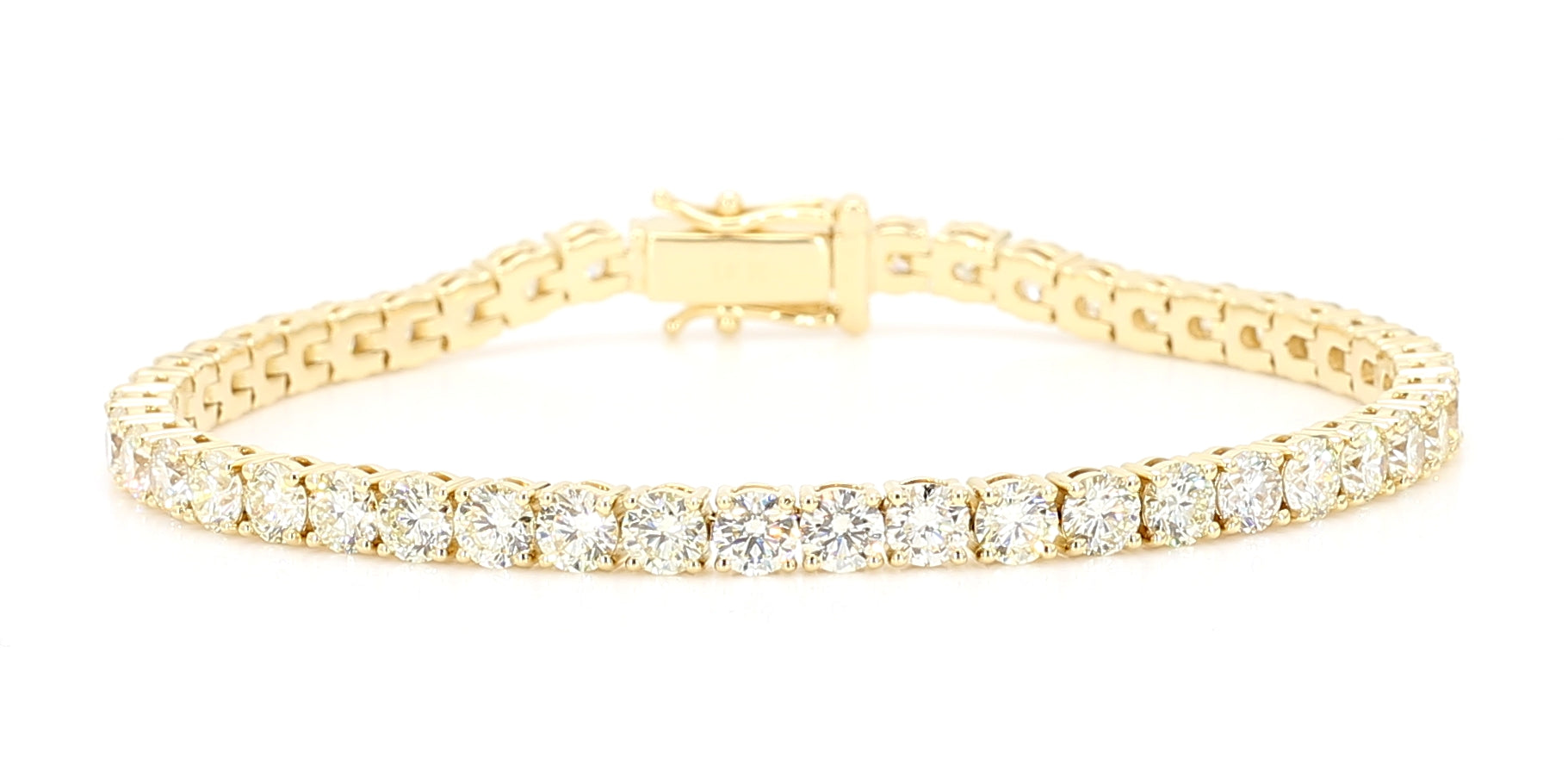 Natural White Round Diamond Bracelet