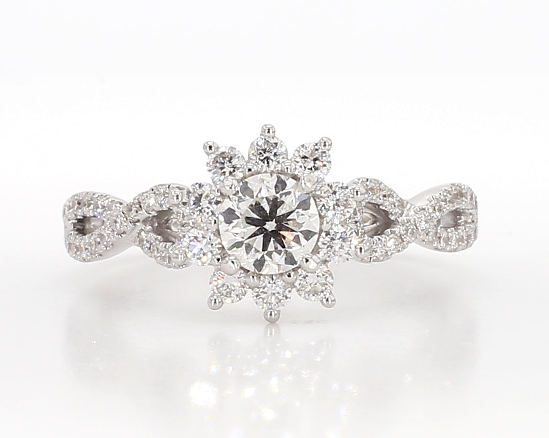 Natural Diamond Starlight Halo Ring product image 3