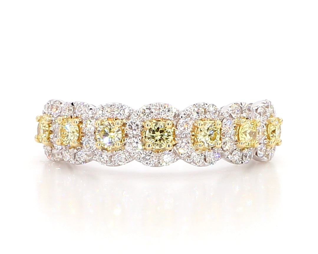 Natural Yellow Round Diamond Ring product image 1