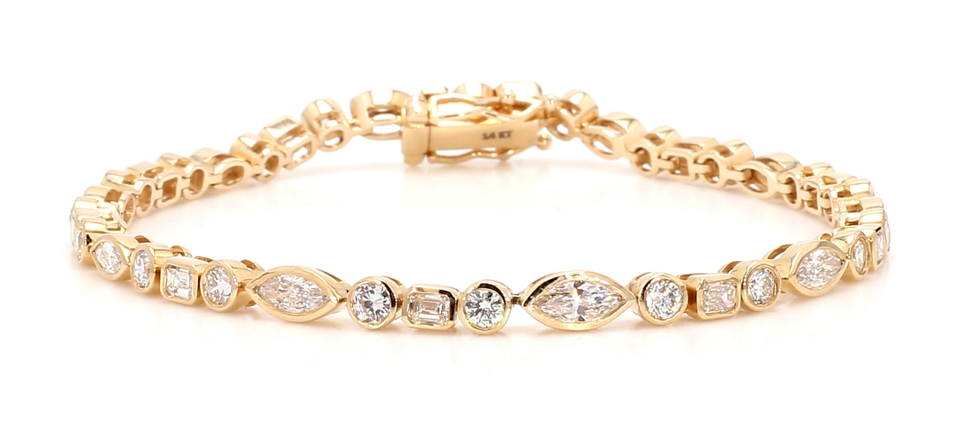 Natural White Mix Diamond Bracelet
