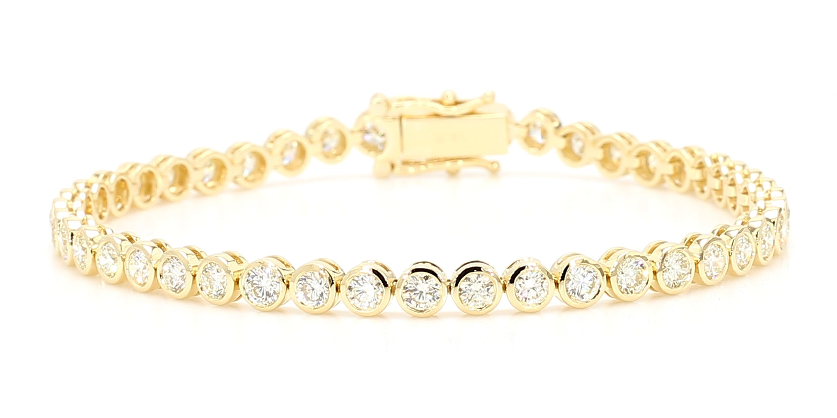 Natural White Round Diamond Bracelet