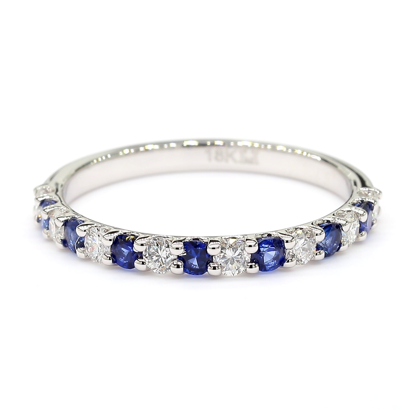 Natural Sapphire & Diamond Band product image 1