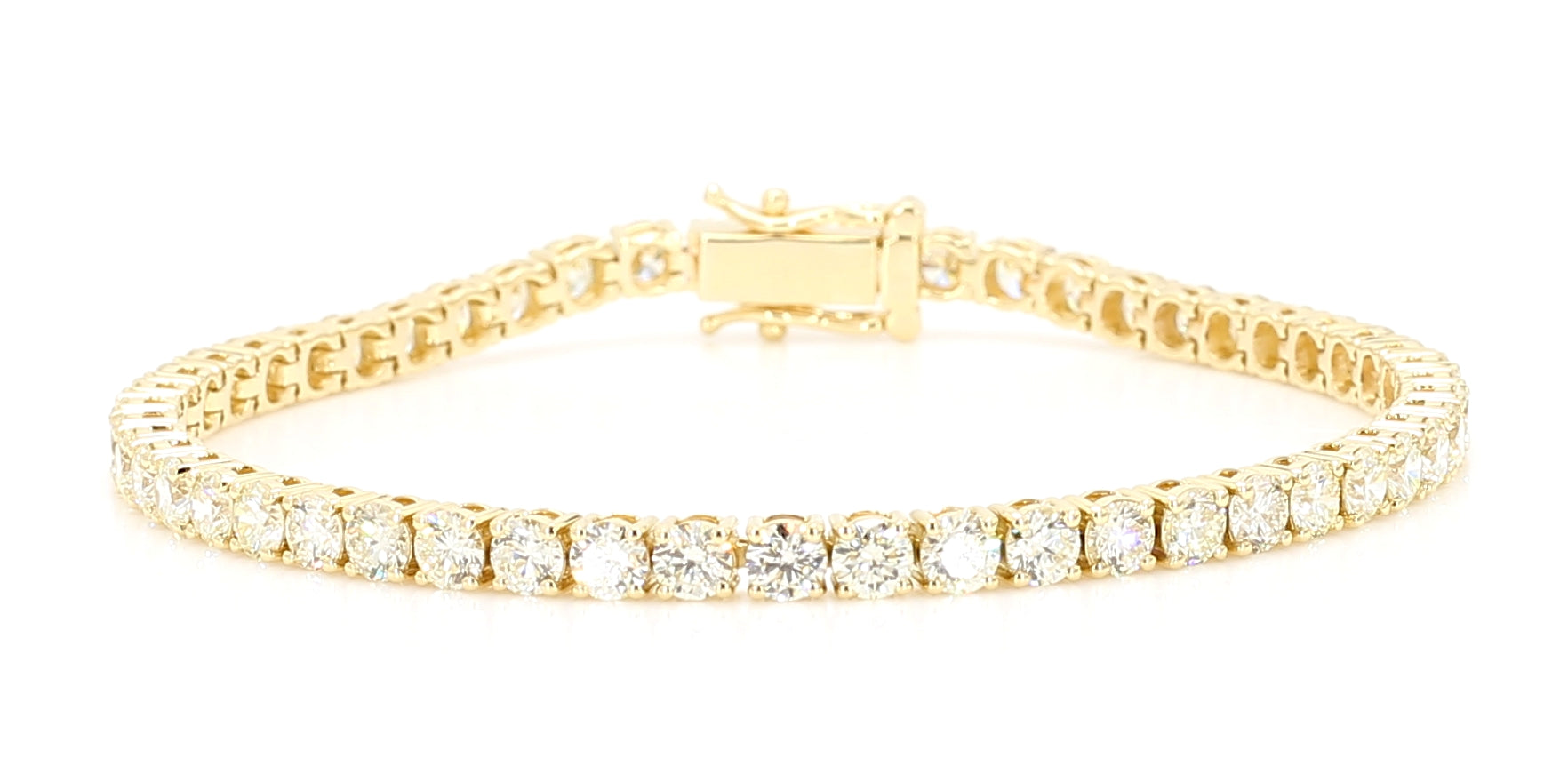 Natural White Round Diamond Bracelet