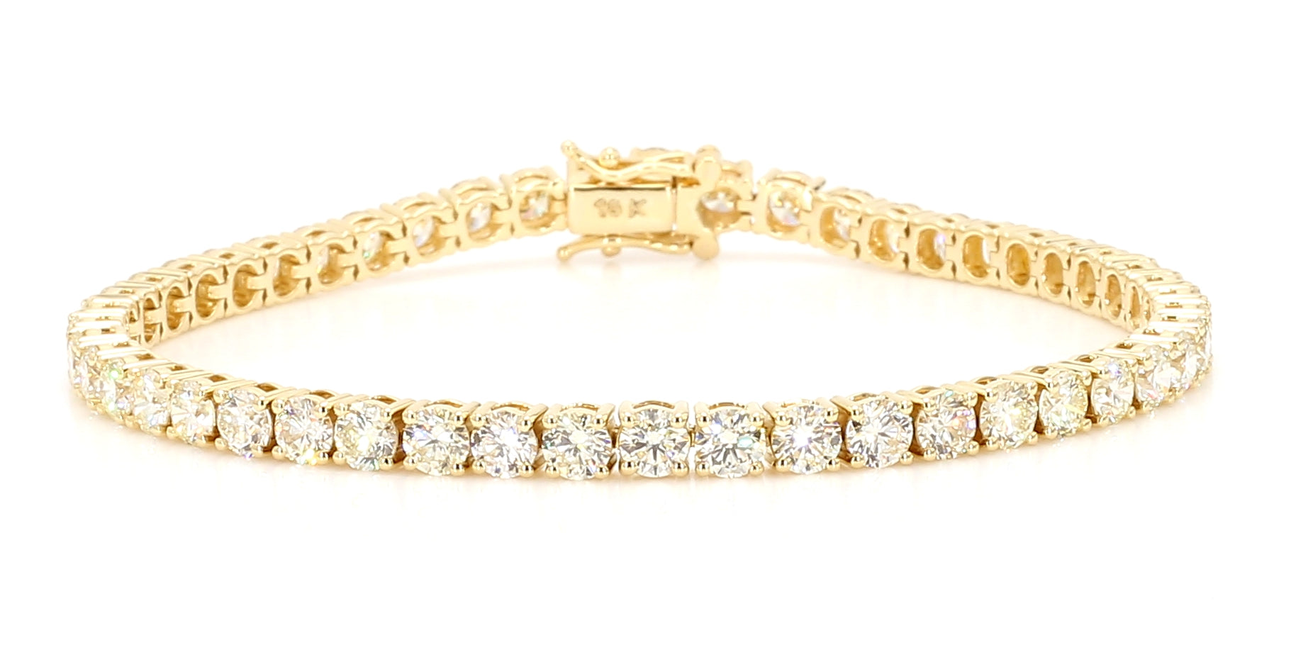 Natural White Round Diamond Bracelet