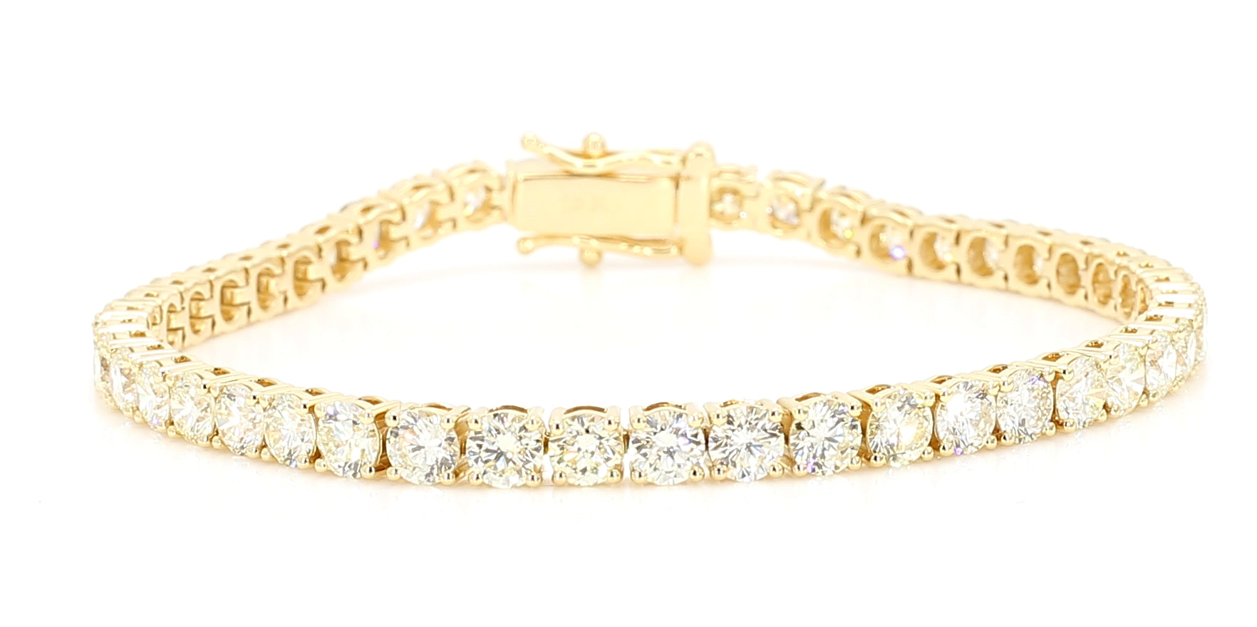 Natural White Round Diamond Bracelet
