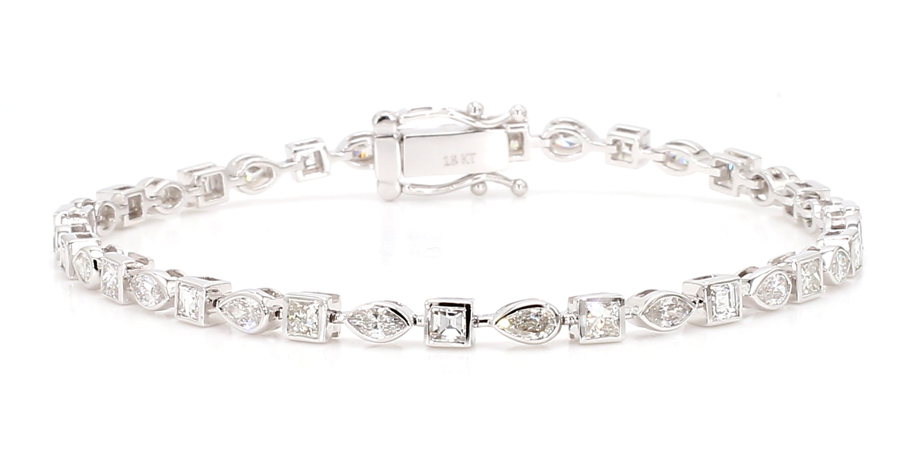 Natural White Mix Diamond Bracelet
