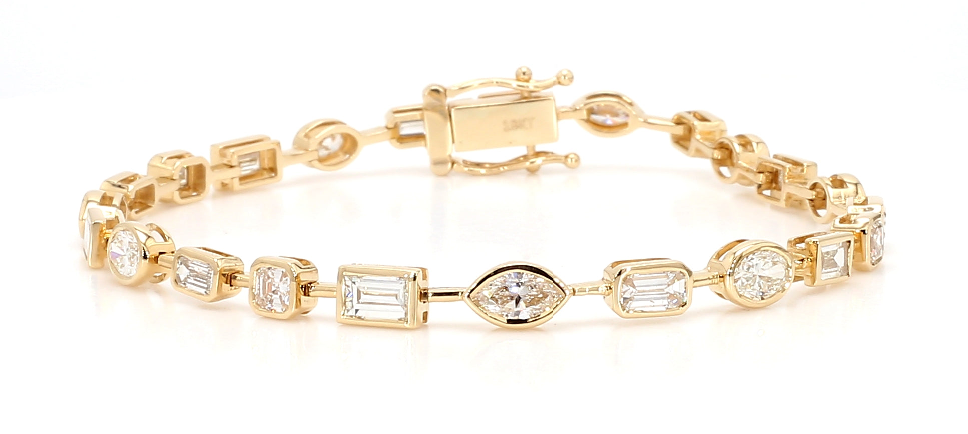 Natural White Mix Diamond Bracelet