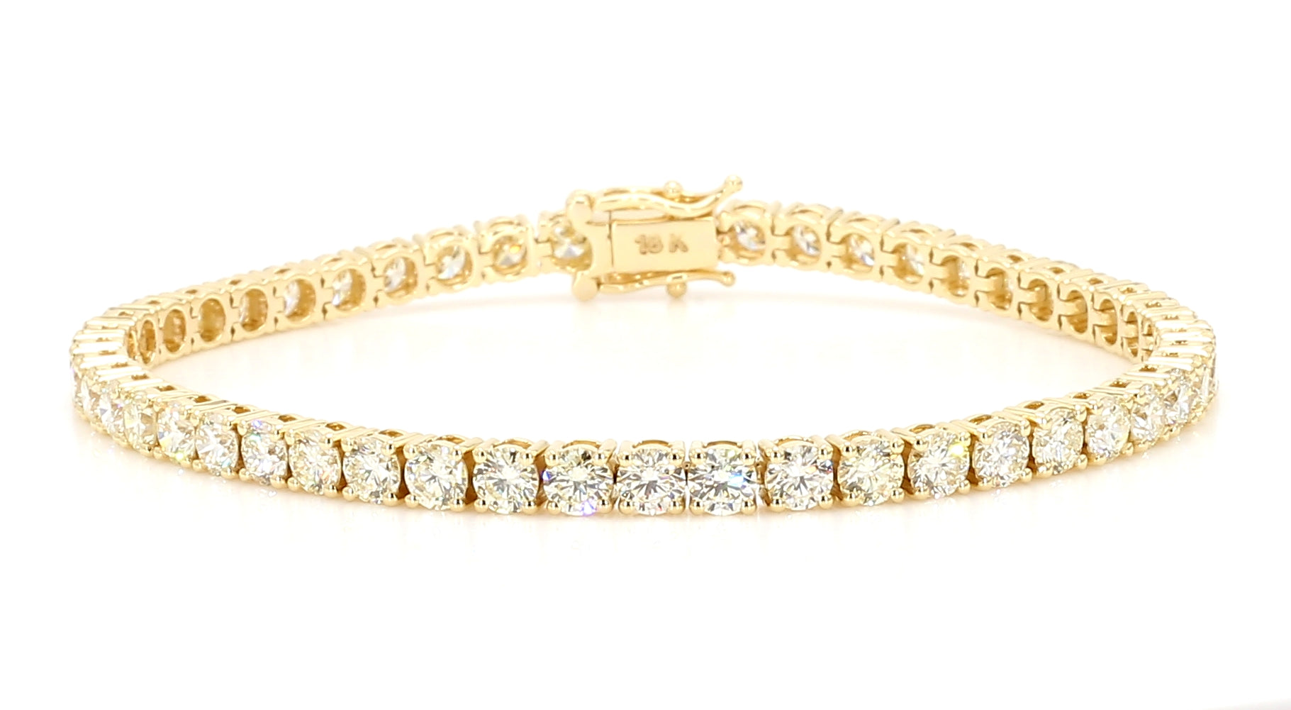 Natural White Round Diamond Bracelet