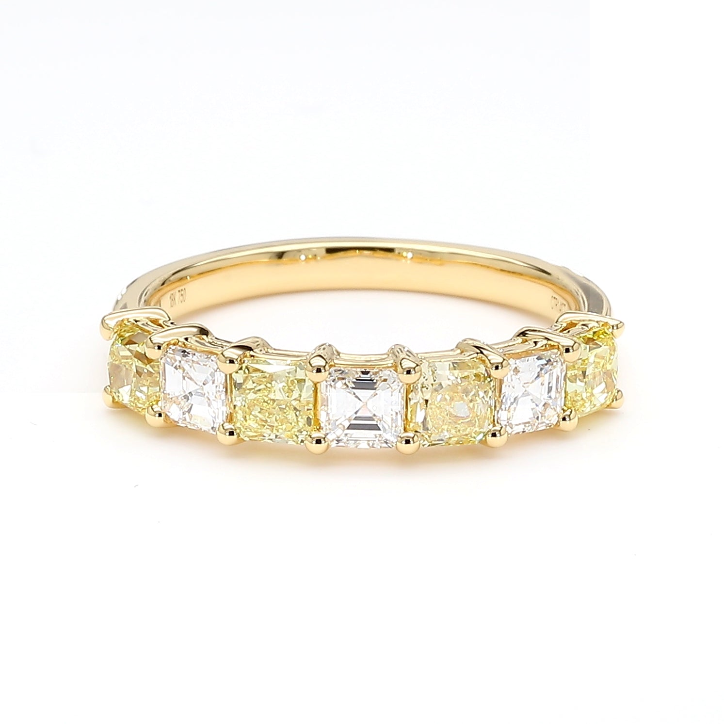 Natural Yellow Radiant Diamond RING