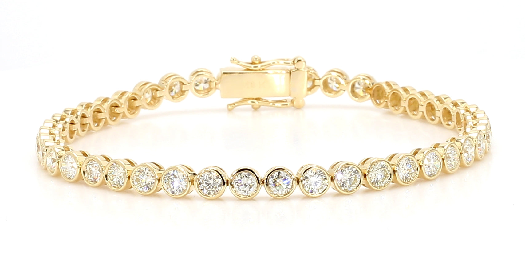 Natural White Round Diamond Bracelet