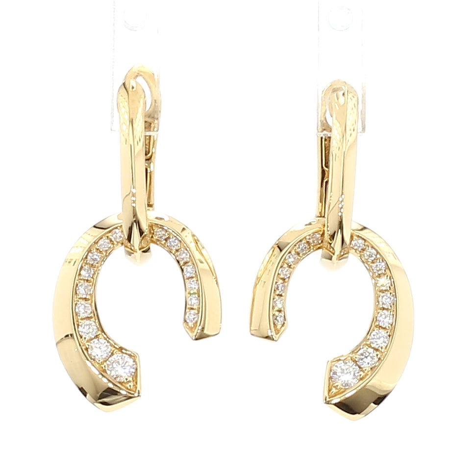 Natural White Round Diamond EARRING