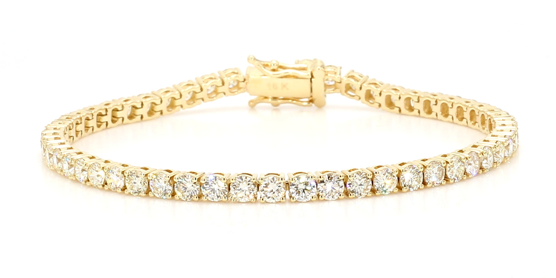 Natural White Round Diamond Bracelet