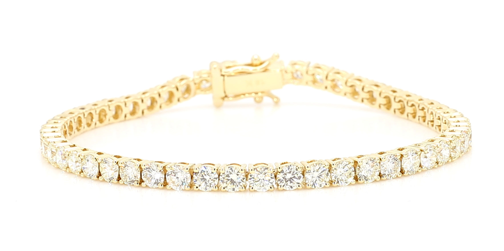 Natural White Round Diamond Bracelet