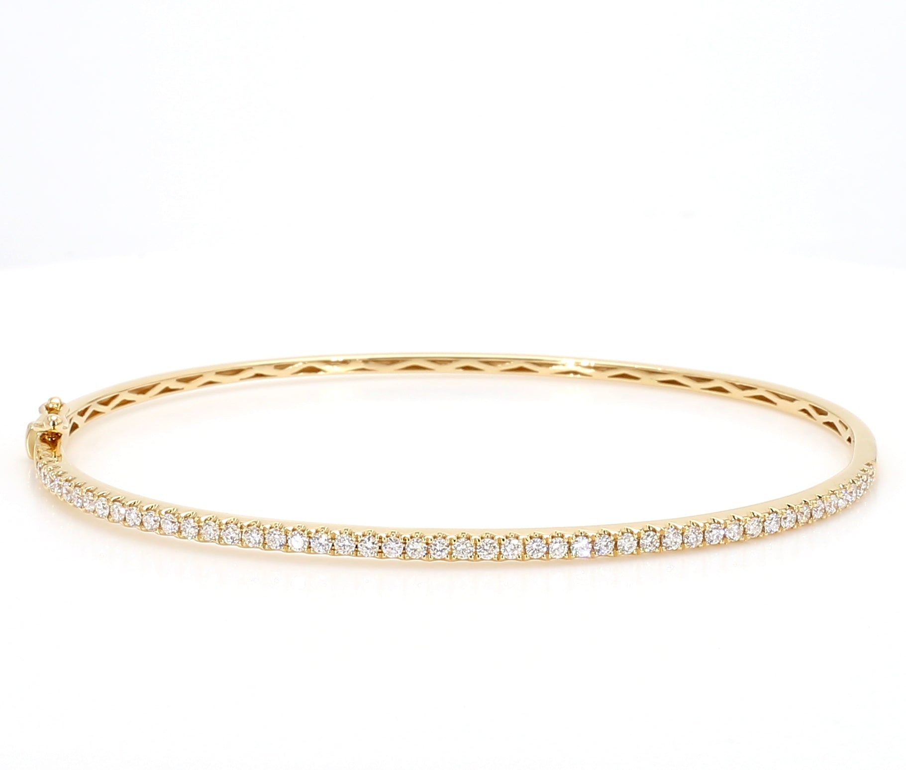 Natural White Round Diamond Bracelet