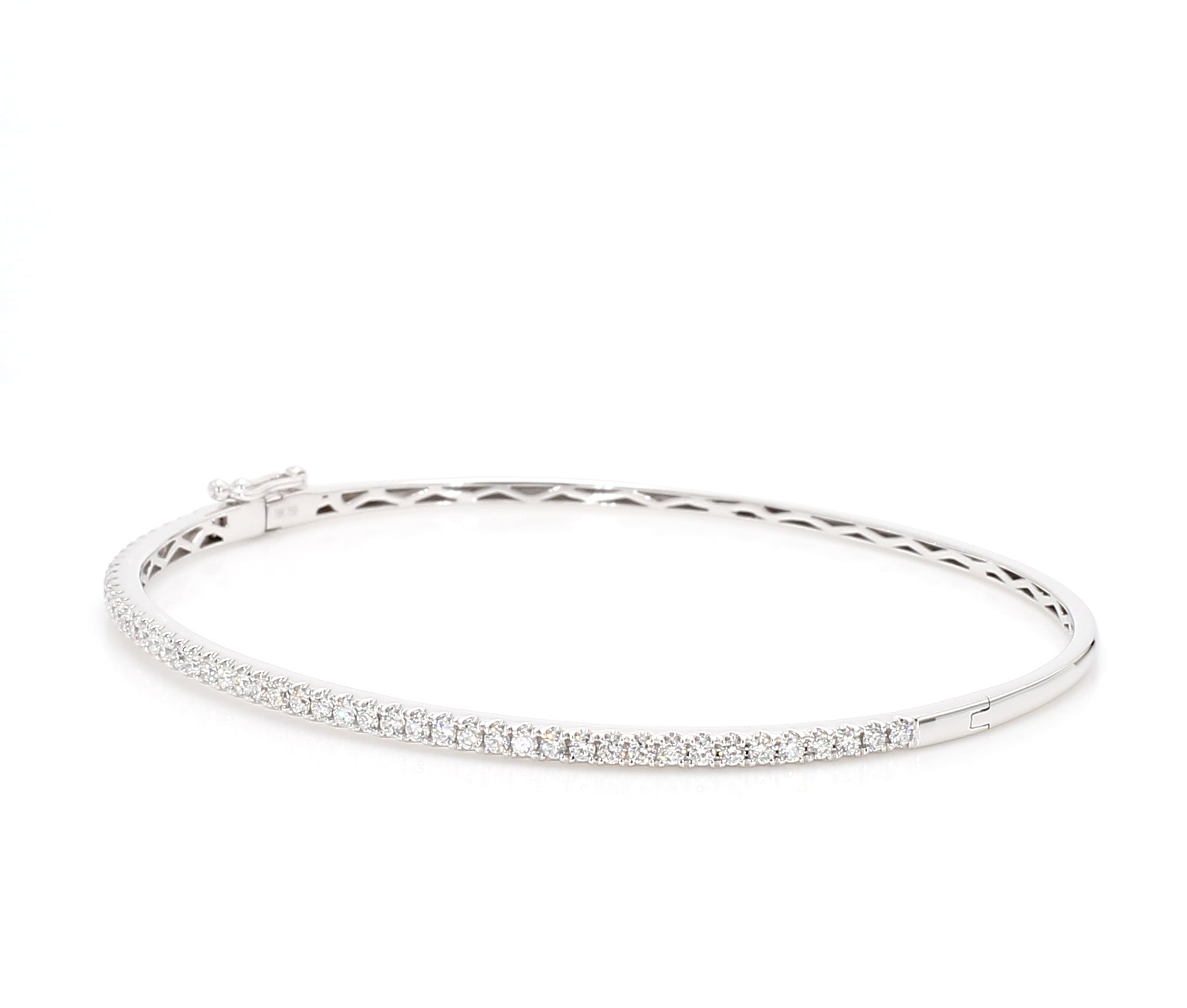 Natural White Round Diamond Bracelet
