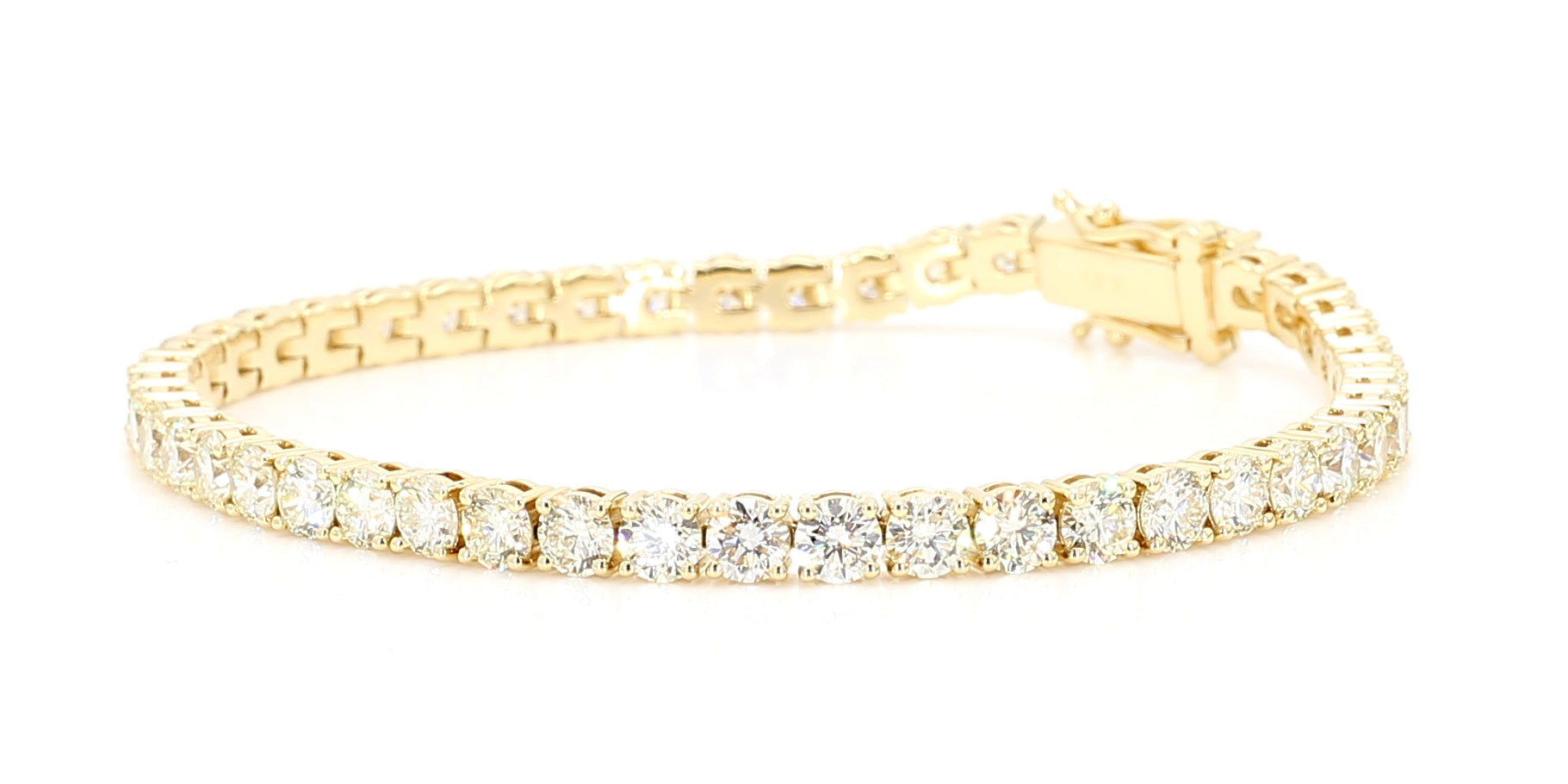 Natural White Round Diamond Bracelet
