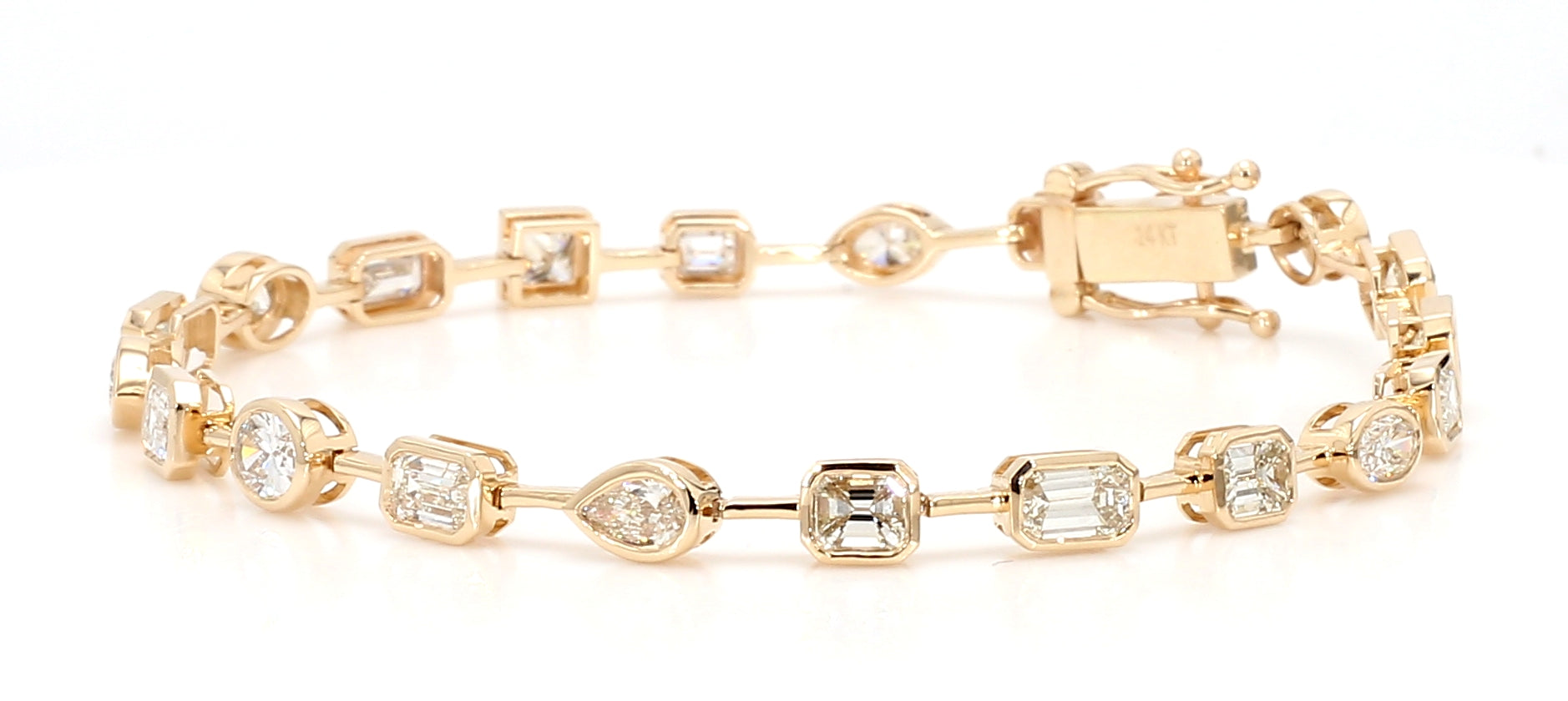 Natural White Mix Diamond Bracelet