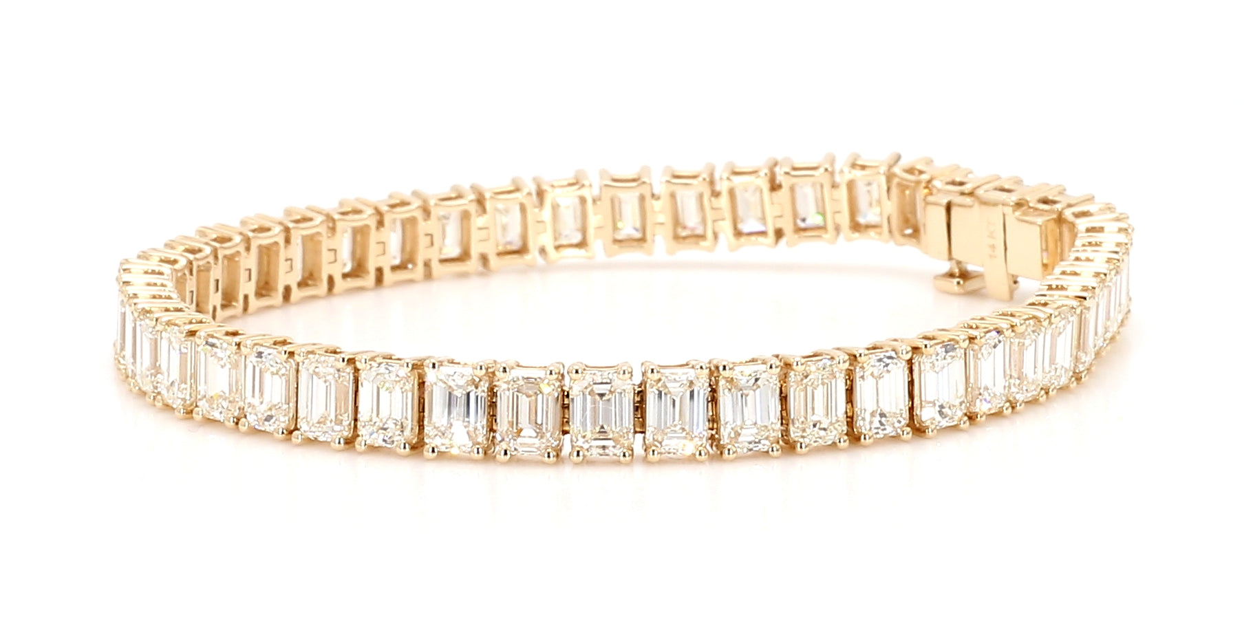 Natural White Emerald Diamond BRACELET