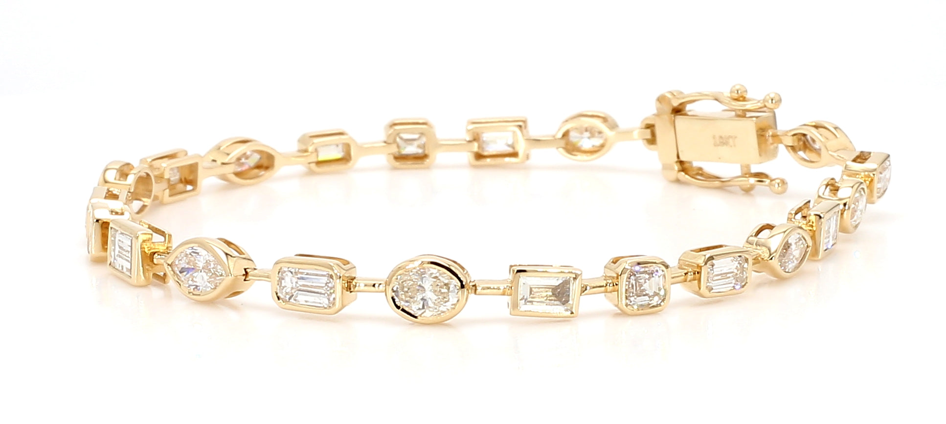 Natural White Mix Diamond Bracelet