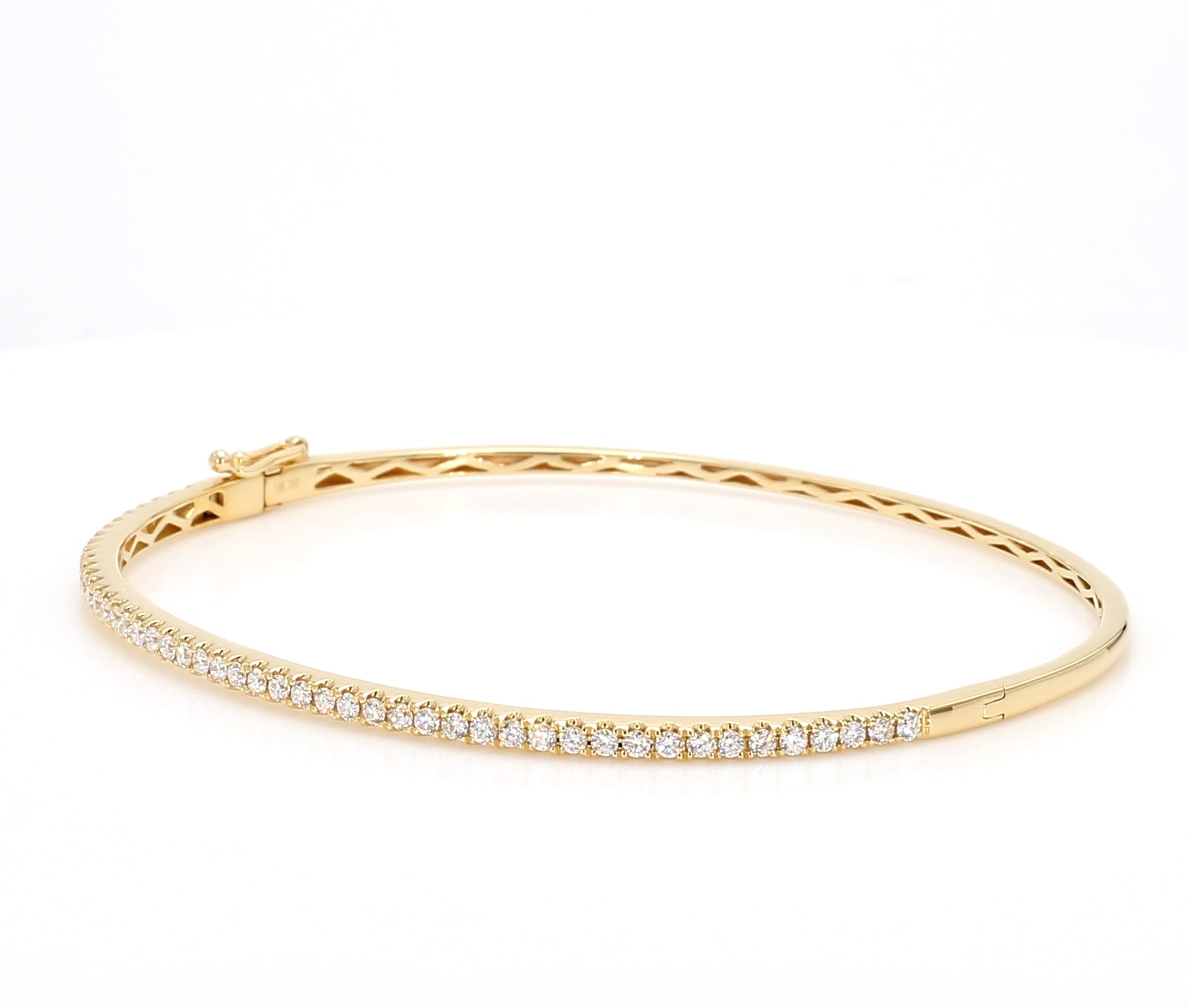 Natural White Round Diamond Bracelet