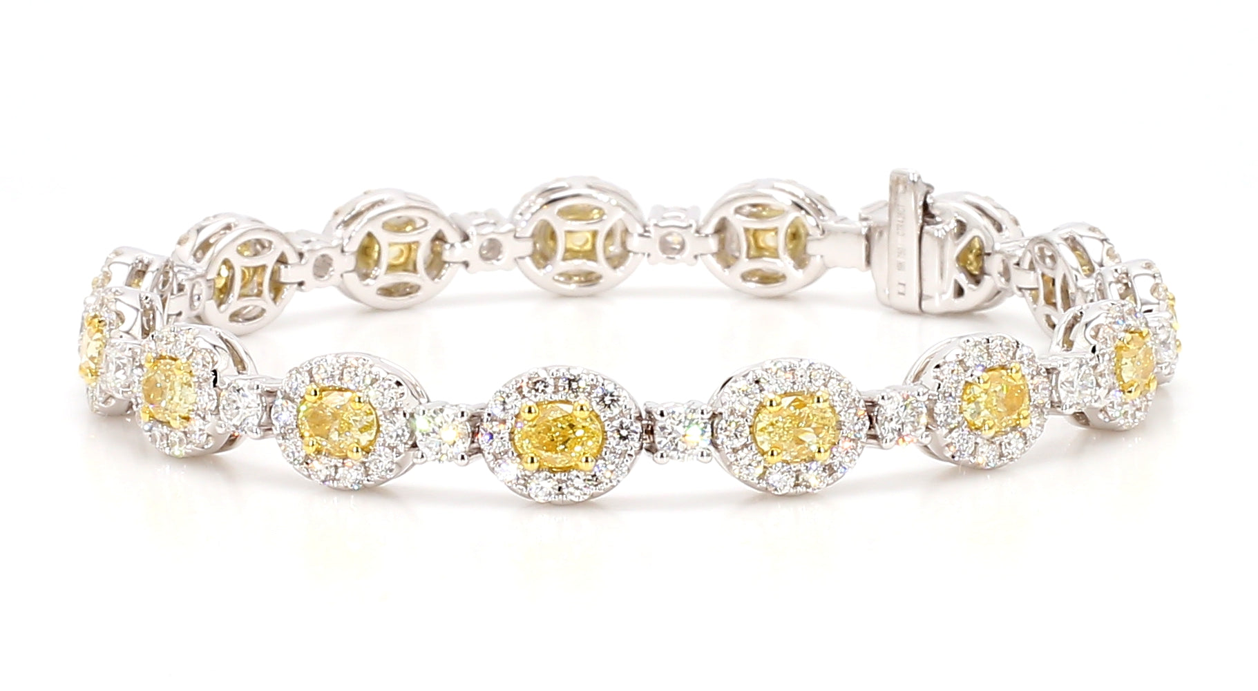 Natural Yellow Oval Diamond BRACELET