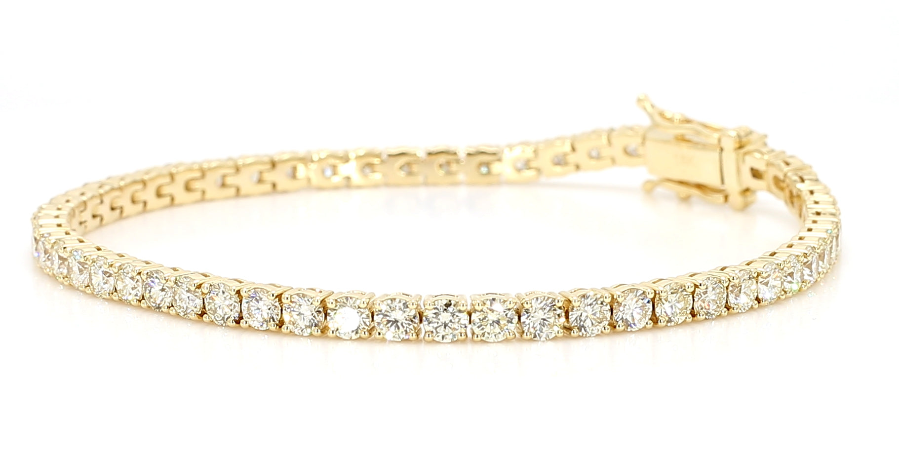 Natural White Round Diamond Bracelet