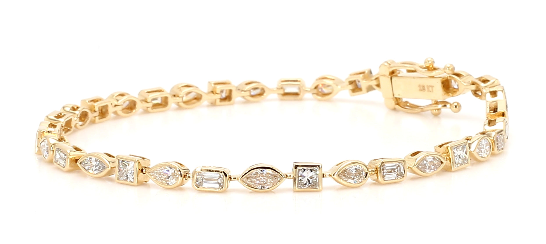 Natural White Mix Diamond Bracelet