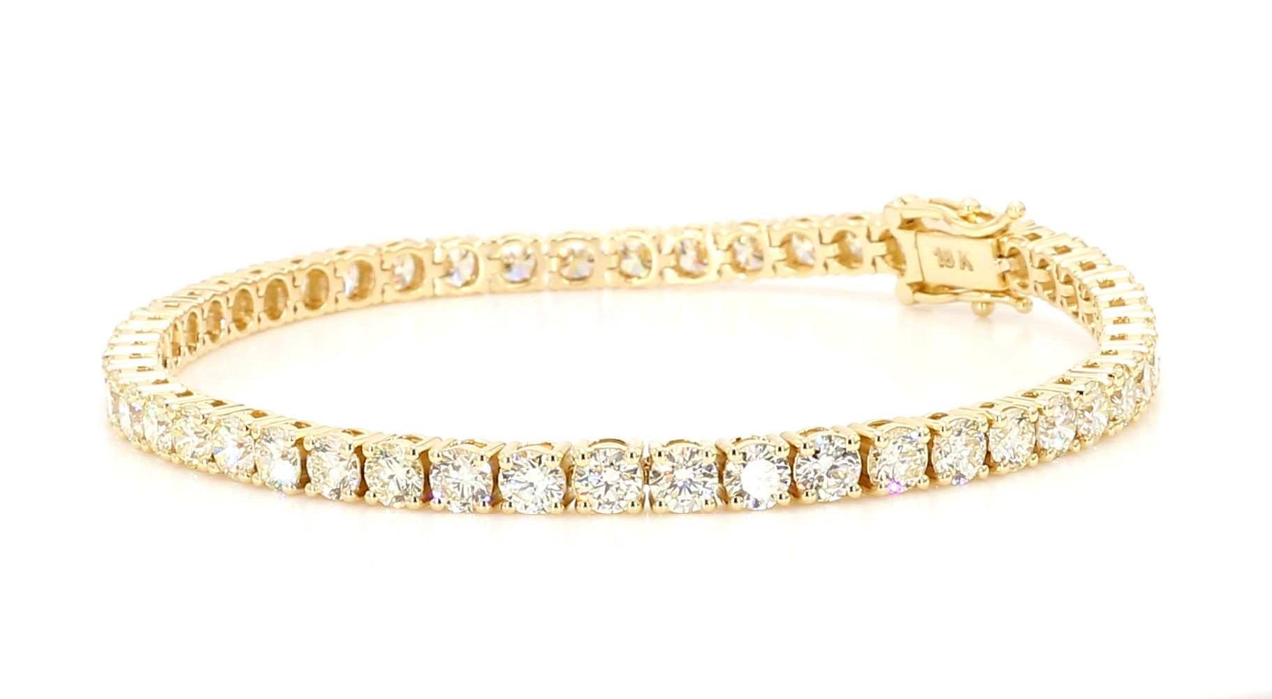 Natural White Round Diamond Bracelet