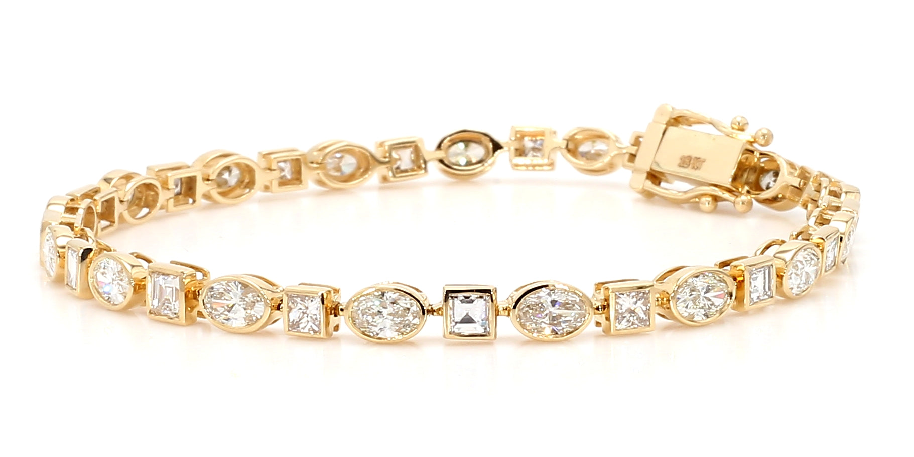 Natural White Mix Diamond Bracelet
