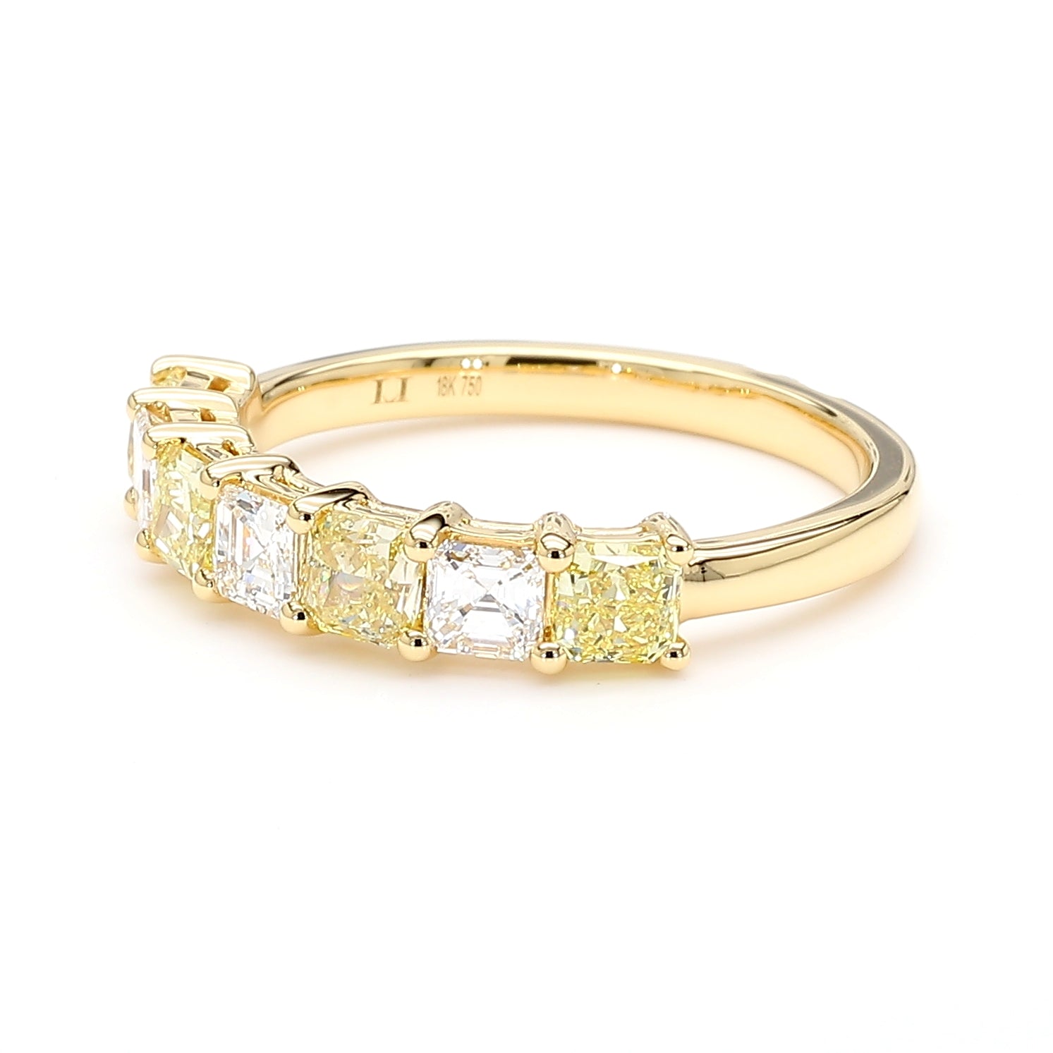 Natural Yellow Radiant Diamond RING