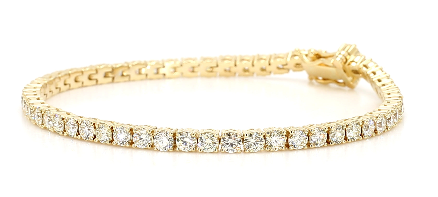 Natural White Round Diamond Bracelet