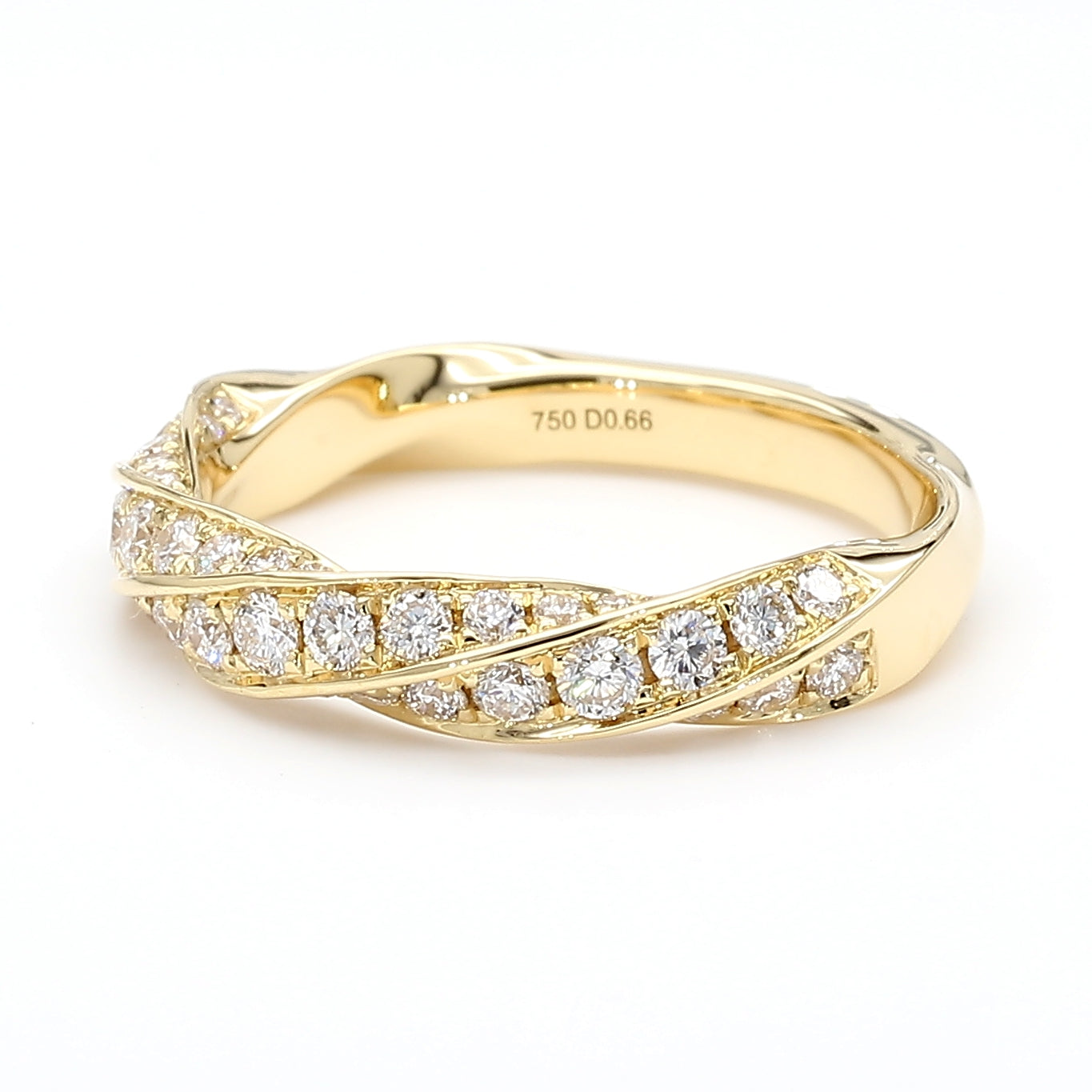 Natural White Diamond Band