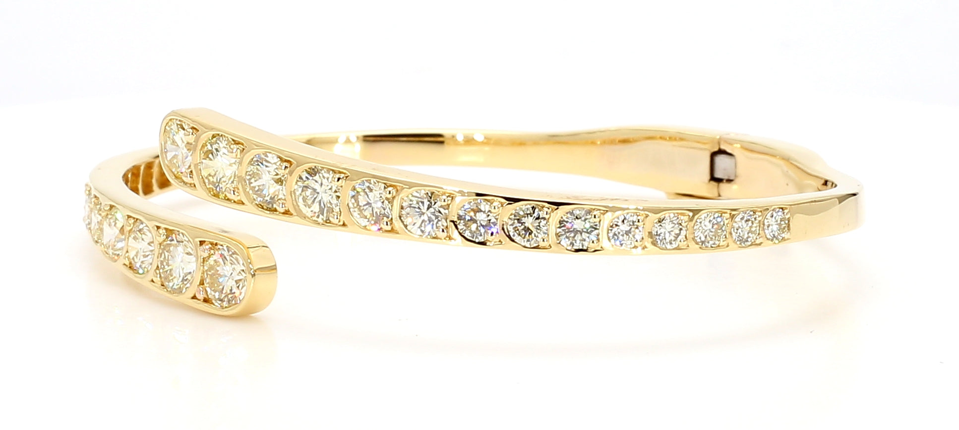 Natural White Round Diamond Bracelet