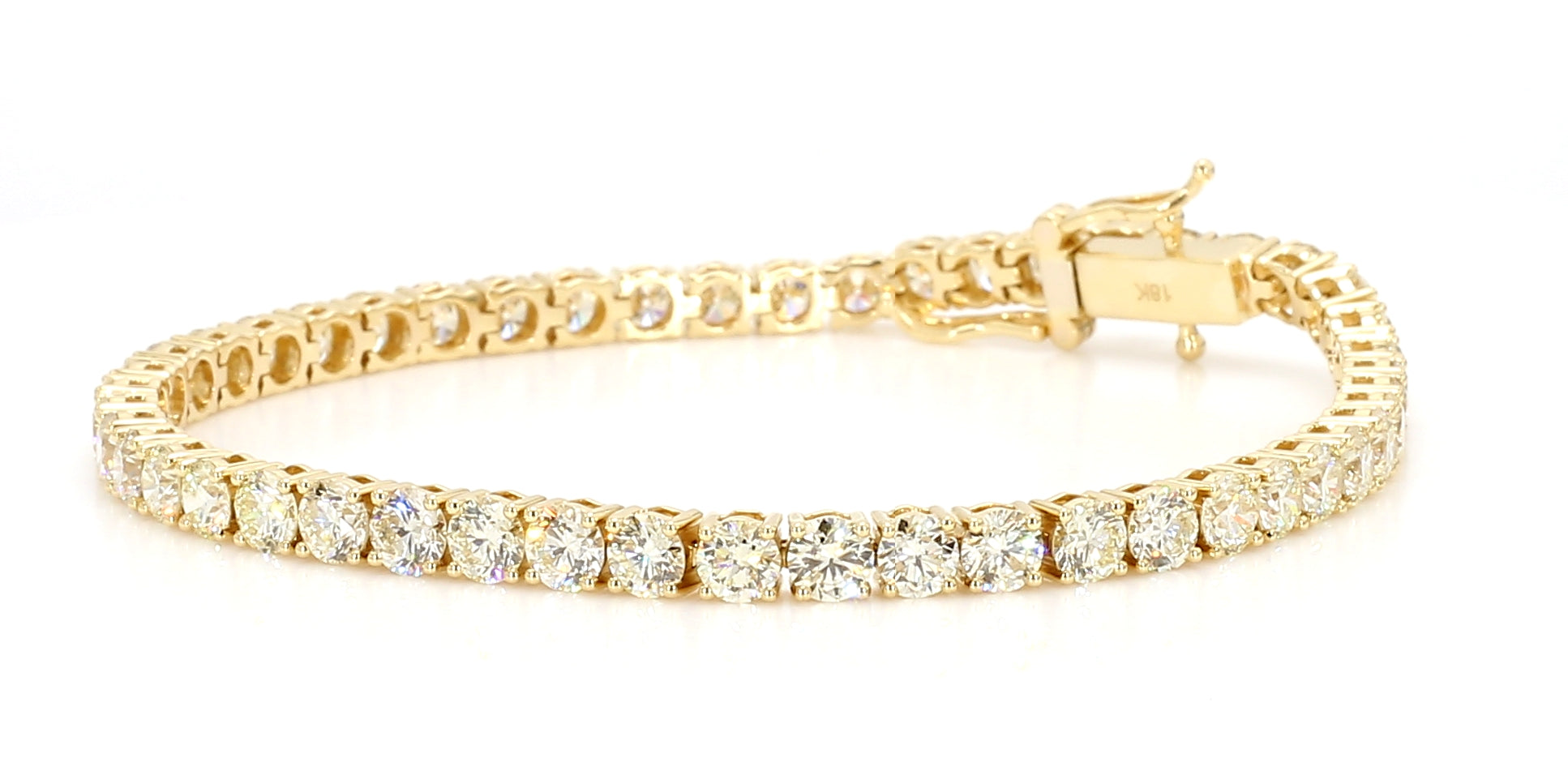 Natural White Round Diamond Bracelet
