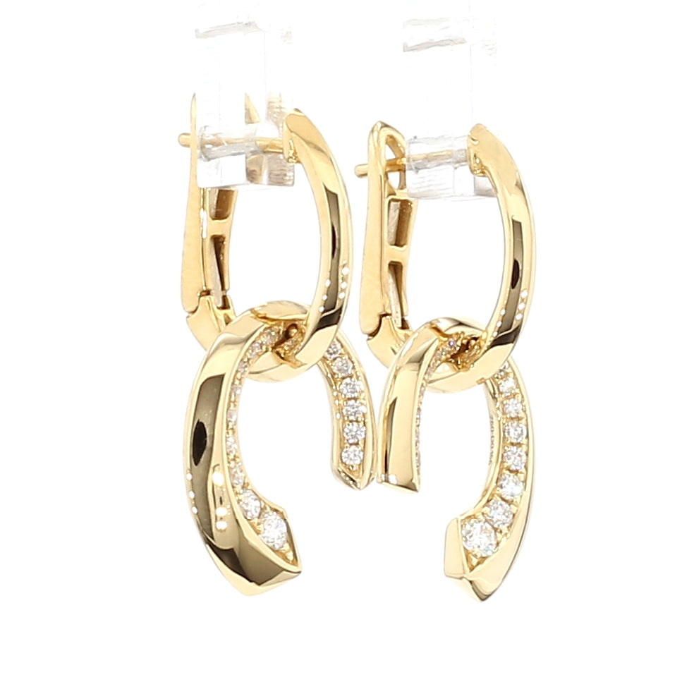 Natural White Round Diamond EARRING