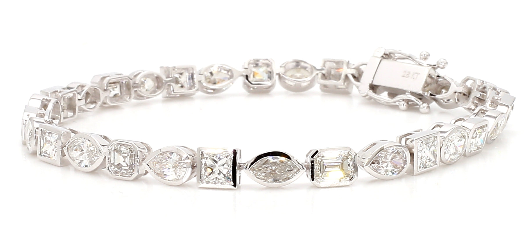 Natural White Mix Diamond Bracelet