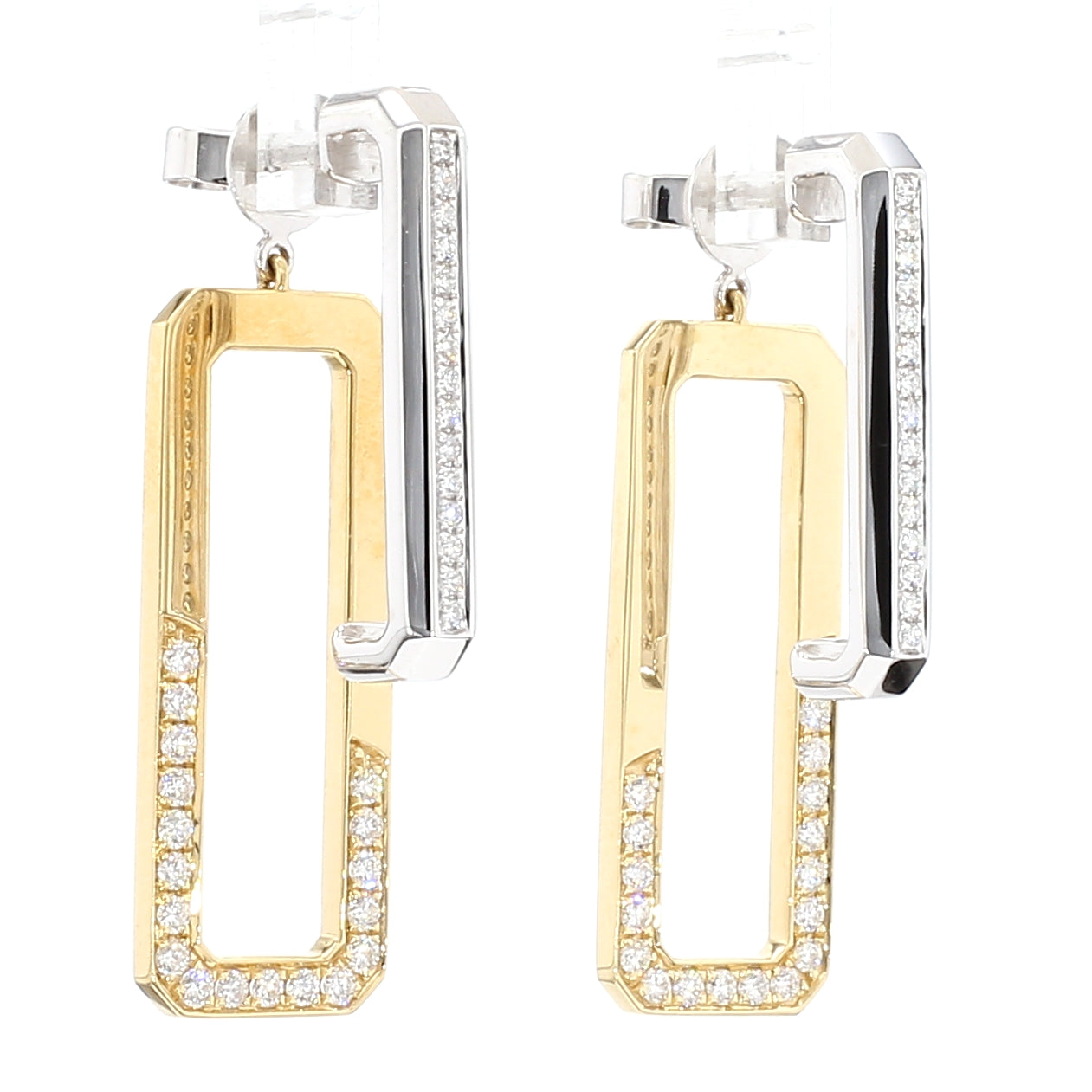 Natural White Round Diamond EARRING