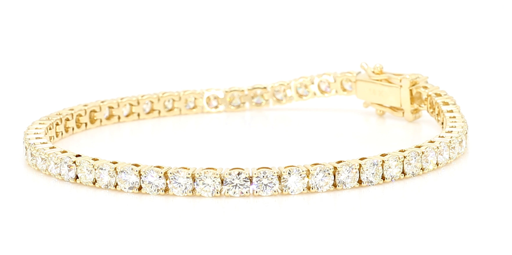 Natural White Round Diamond Bracelet