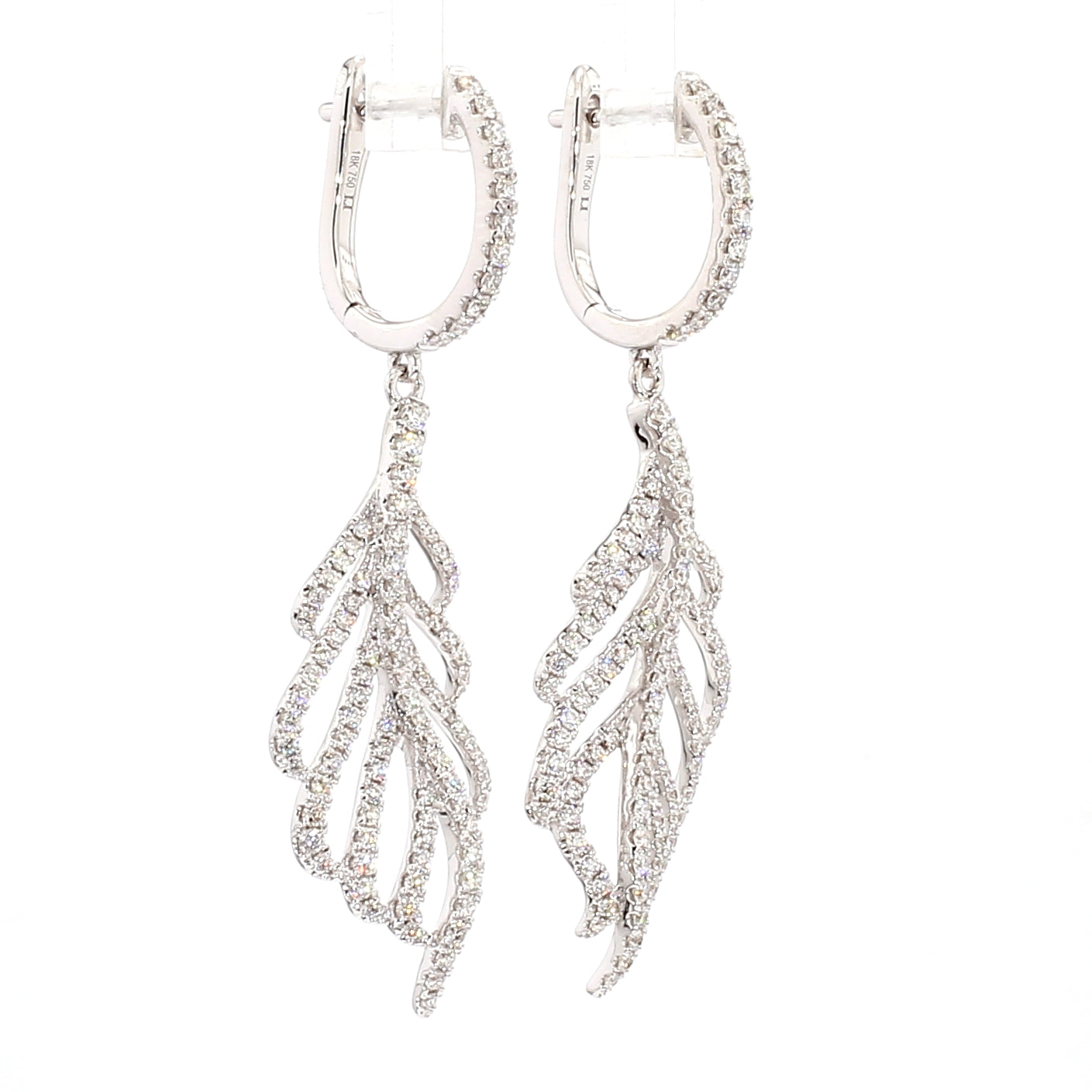 Natural Round Diamond Earring