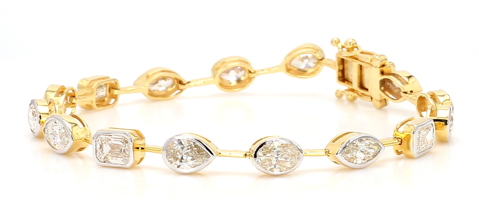 Natural White Mix Diamond Bracelet